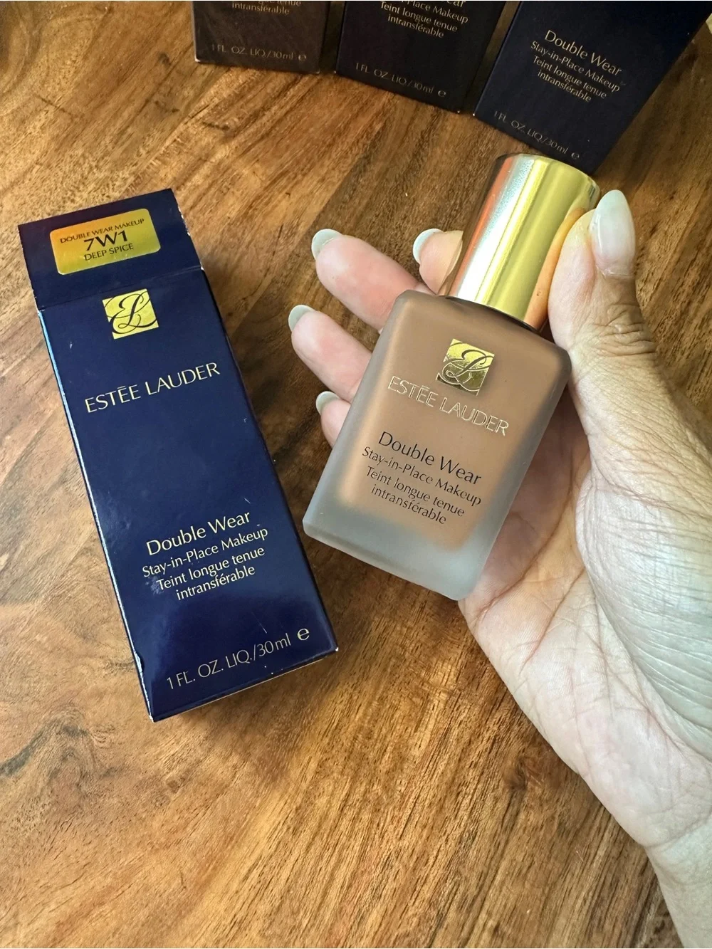 7W1 NEW Estee Lauder Double Wear Stay In Place Foundation - Deep Spice